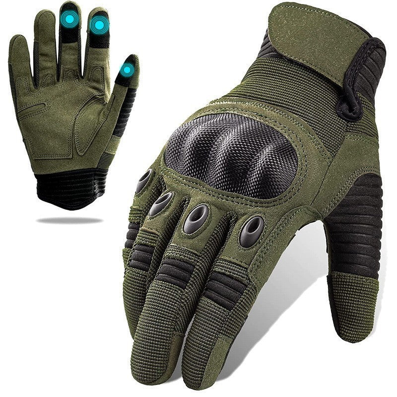 Touch Screen Military Fans Tactical Full Finger Motorbike Gloves