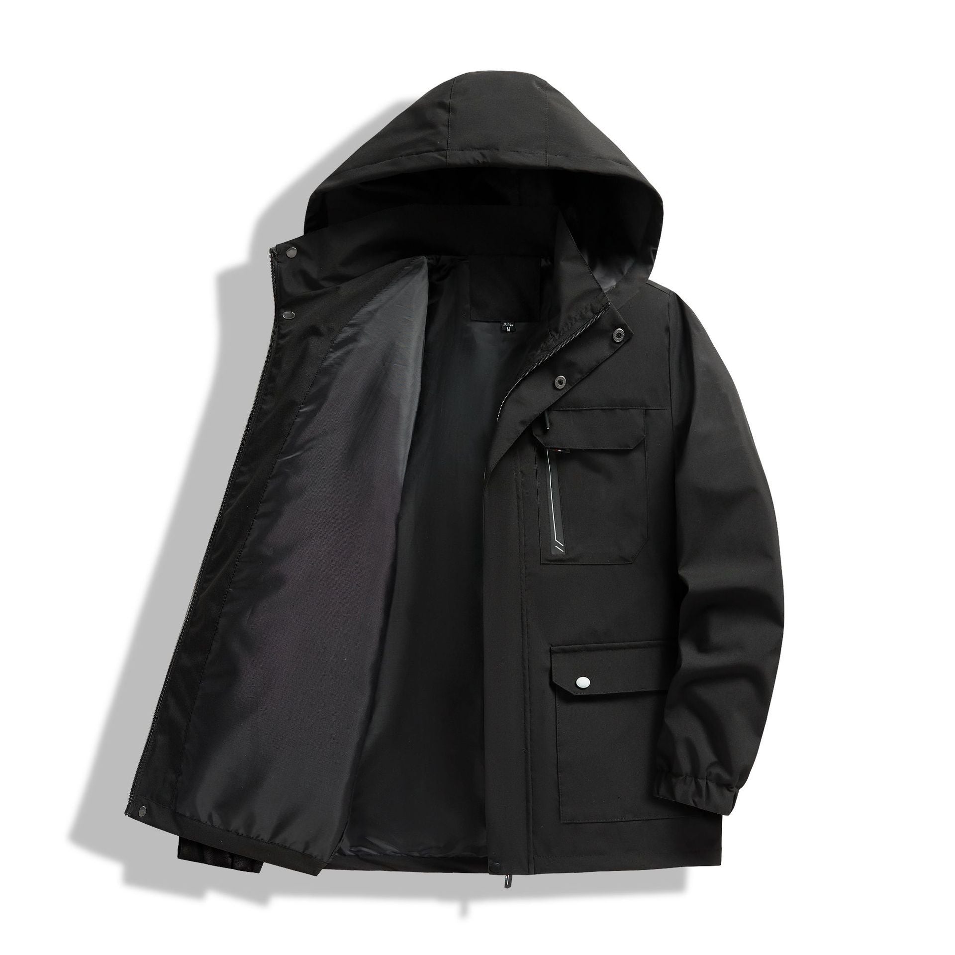 Warm Hooded Outdoor Jacket Coat Jacket For Work Printed Label High Sense Coat Jacket